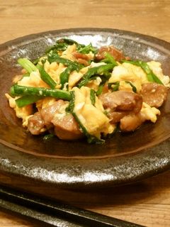 あと1品に☆焼き鳥缶でお手軽ニラ玉-レシピのメイン写真
