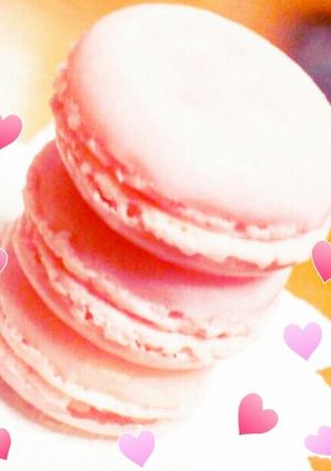 フランボワーズのマカロン♡-レシピのメイン写真