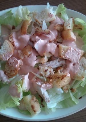 ワンディッシュ朝食にも☆我が家サラダ-レシピのメイン写真