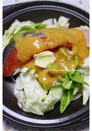 母ちゃん鍋で鮭のチャンチャン焼き-レシピのメイン写真