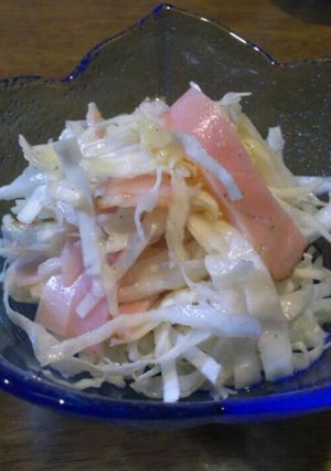 ハムとキャベツのさわやかサラダ-レシピのメイン写真