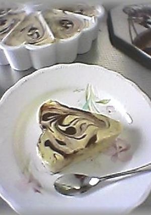 チョコマーブルの☆レアチーズケーキ-レシピのメイン写真