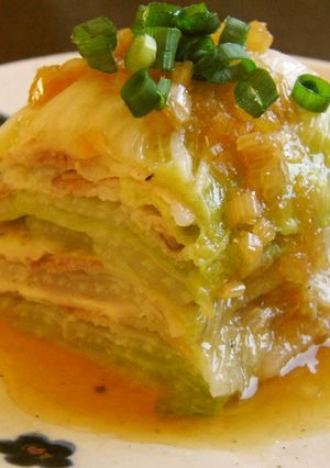 レンジで簡単♪白菜と豚バラミルフィーユ-レシピのメイン写真