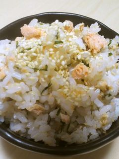 鮭と大葉のまぜごはん-レシピのメイン写真