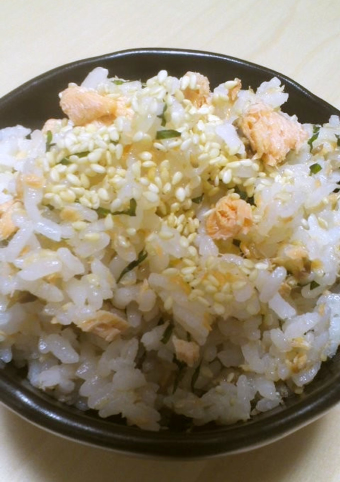 鮭と大葉のまぜごはん-レシピのメイン写真
