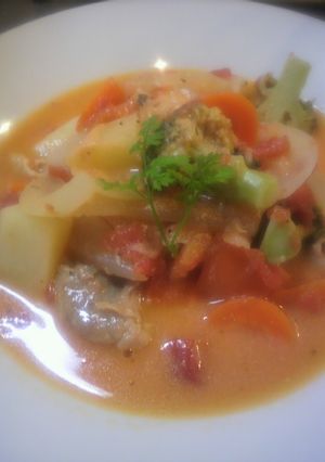 野菜と鶏肉のトマトクリーム煮-レシピのメイン写真