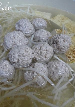 豚団子と豆腐ともやし鍋-レシピのメイン写真