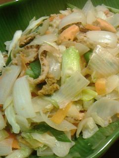 ほたてのヒモの野菜炒め-レシピのメイン写真