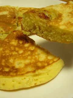 ふわふわ!バナナホットケーキ-レシピのメイン写真