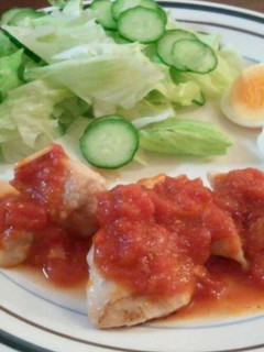 簡単♪『トマトソースのチキンソテー』-レシピのメイン写真