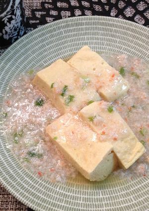 ☆塩麹で卵豆腐☆カニあんかけ♥-レシピのメイン写真