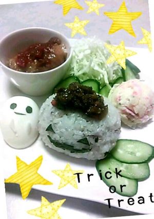 ハロウィン風に盛り付け♪-レシピのメイン写真