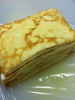 卵焼きフライパンで!一人分★ミルクレープ-レシピのメイン写真