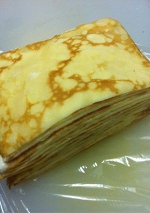 卵焼きフライパンで！一人分★ミルクレープ-レシピのメイン写真