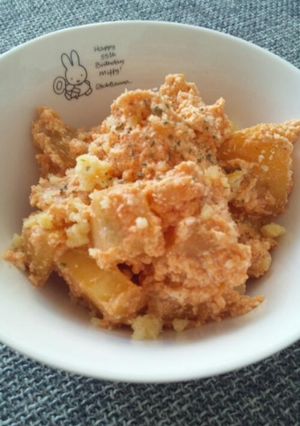 さつまいもの辛辛白あえ-レシピのメイン写真