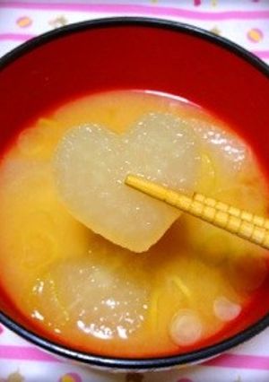大根の愛情お味噌汁-レシピのメイン写真