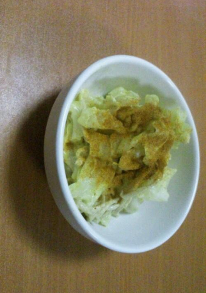 キャベツときのこのカレーマヨ和え-レシピのメイン写真