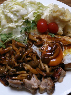 チキンステーキ♬秋のきのこソース♬-レシピのメイン写真