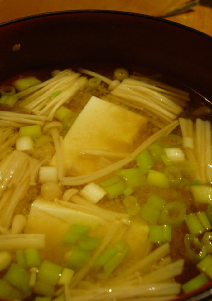 豆腐とえのき茸のみそ汁-レシピのメイン写真