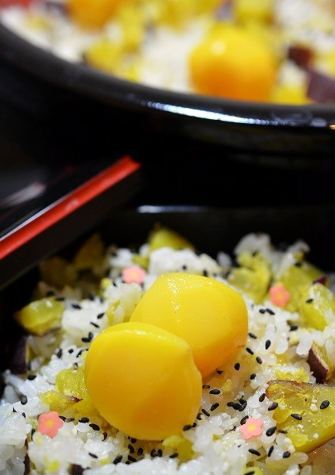 簡単に！本格的な、おこわ風さつまいもご飯-レシピのメイン写真