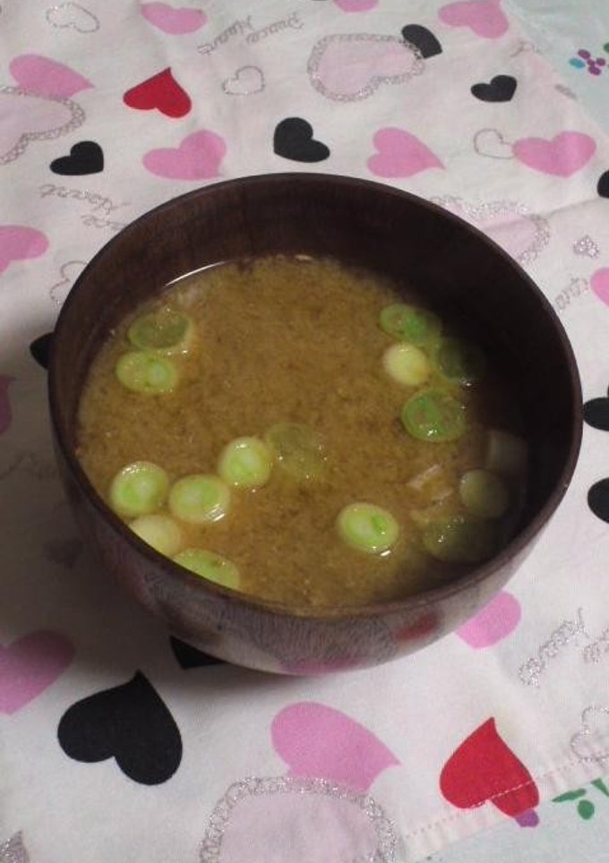 倦怠感打破！葱とすり牛蒡と生姜の味噌汁-レシピのメイン写真