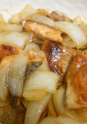 バジルジュレで簡単☆鮭と玉葱の炒め物☆-レシピのメイン写真