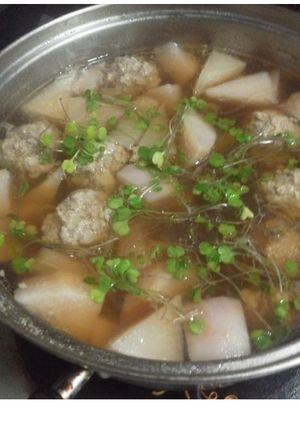 薬膳☆鶏肉団子スープ☆健康に美味しく-レシピのメイン写真