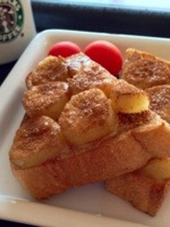 シナモンバナナトースト-レシピのメイン写真