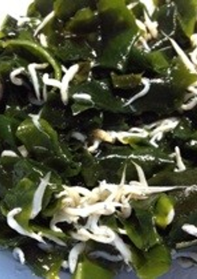 ダイエット♪わかめとしらすの酢の物-レシピのメイン写真