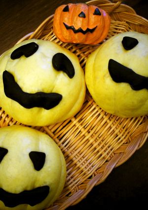 ＊ハロウィンかぼちゃパン＊-レシピのメイン写真