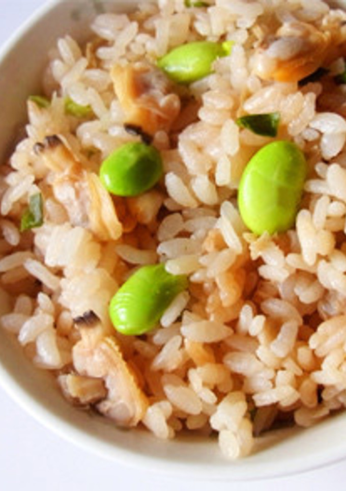 貧血予防！あさりと枝豆の炊き込みご飯-レシピのメイン写真