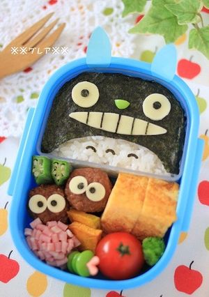 簡単　トトロキャラ弁-レシピのメイン写真