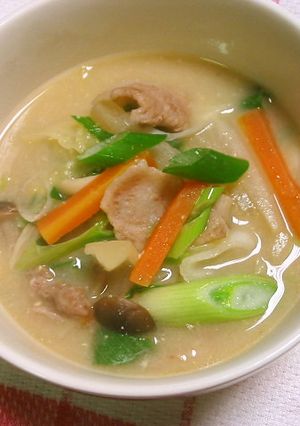 我が家の豚汁（酒粕入り）-レシピのメイン写真