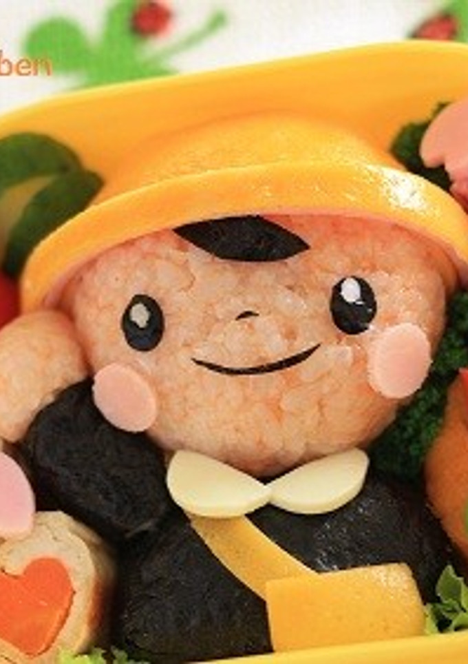 入園おめでとう！幼稚園児のキャラ弁-レシピのメイン写真
