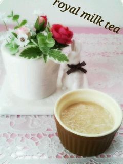 ロイヤルミルクティー*ブラマンジェ-レシピのメイン写真