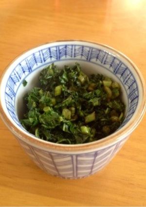 【白ごはんと】大根葉っぱのきざみ炒め-レシピのメイン写真