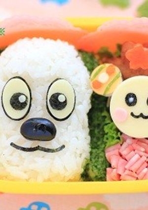 ワンワンとうーたん　キャラ弁-レシピのメイン写真