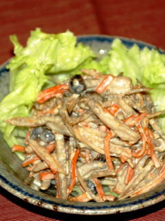 *根菜ときのこのきんぴらサラダ*-レシピのメイン写真