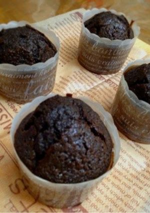 酵母でチョコチップクルミマフィン☆-レシピのメイン写真