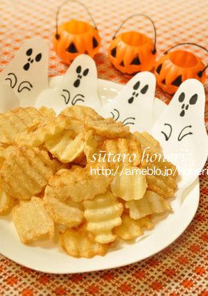 ハロウィン・ワッフルポテト-レシピのメイン写真