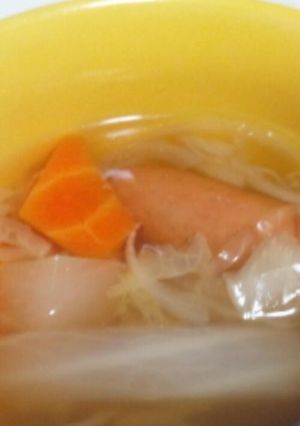 優しい味の食べるスープ-レシピのメイン写真