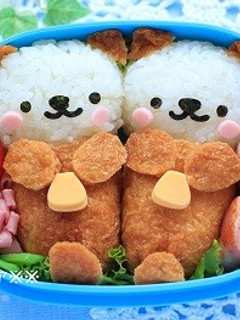 簡単かわいいキャラ弁 ラッコ弁当-レシピのメイン写真
