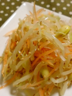 ★七味大豆もやしのサラダ★-レシピのメイン写真