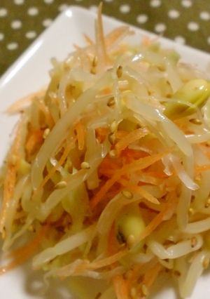 ★七味大豆もやしのサラダ★-レシピのメイン写真