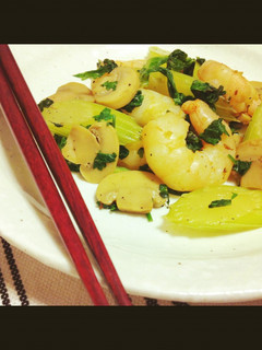 村上食堂●エビの香味野菜炒め-レシピのメイン写真