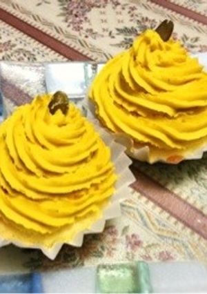 かぼちゃ＊モンブラン-レシピのメイン写真