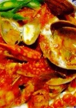 サワラの渡り蟹トマトクリームソース煮-レシピのメイン写真