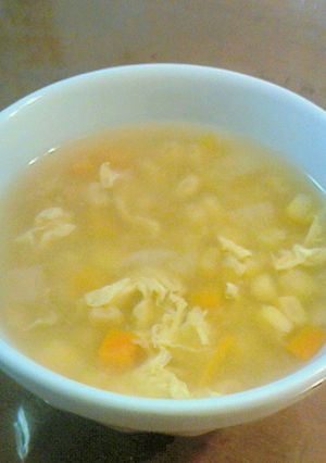 おうちビストロ♪優しい味の洋風卵スープ☆-レシピのメイン写真