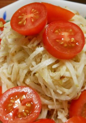 たっぷり大根とかつおぶしのサラダ-レシピのメイン写真