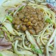 納豆の和風スパゲティ